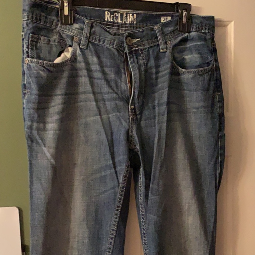Men’s Reclaim bootcut Jeans sz 34WX34L